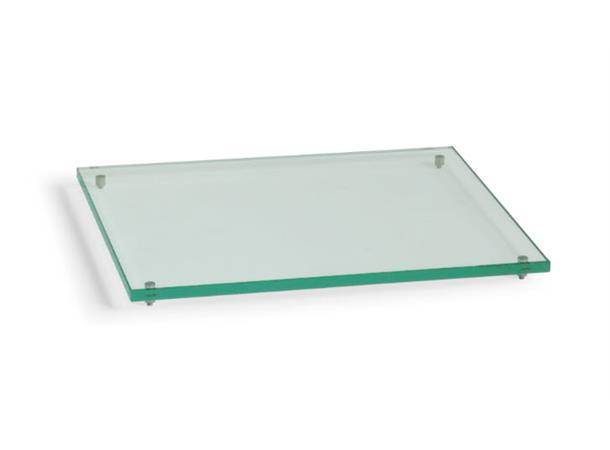 FLOW glassplate GN1/2 KLART GLASS L:325mm B:265mm H:20mm